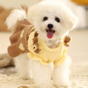 Warm Cute Pet Dress - Soft Winter Outfit for Cat & Small Dog