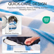 Calming & Washable for Cats & Small Dogs-Blue Stripes