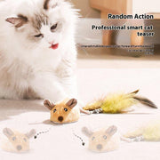 Interactive Electric Orange Mouse for Cats