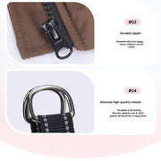 Winter Hooded Dog Down Cotton Jacket