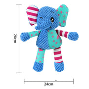 Squeaky Plush Dog Toy - Indestructible Chew Toy for Aggressive Chewers