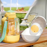 2-in-1 Portable Pet Water &Food Bottle