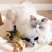 Interactive Electric Orange Mouse for Cats