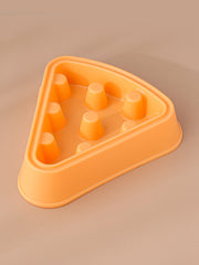 Pizza-Shaped Pet Slow Food Bowl