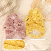 Warm Brushed Rabbit Fur Cat Coat