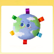 Cartoon Plush Flying Disc - Bite-Resistant Dog Toy for Outdoor Play