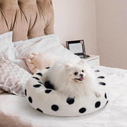Calming & Washable for Cats & Small Dogs-Black and White Polka dot