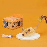 Interactive Electric Orange Mouse for Cats