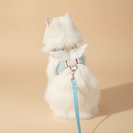 Angel Wings Cat Harness & Leash Set