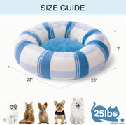Calming & Washable for Cats & Small Dogs-Blue Stripes