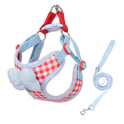 Bowknot Plaid Dog Harness & Leash