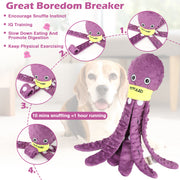 Octopus Snuffle Dog Toy