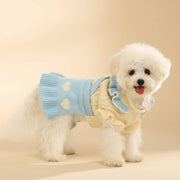 Warm Cute Pet Dress - Soft Winter Outfit for Cat & Small Dog