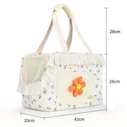 Wakytu*Cute Floral Pet Carrier Bag