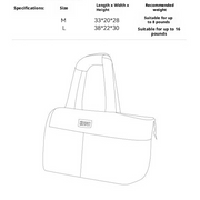 Portable Pet Carrier Car Bag