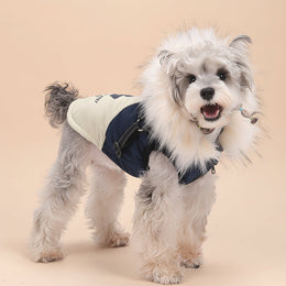 Winter Hooded Dog Down Cotton Jacket