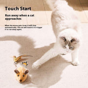 Interactive Electric Orange Mouse for Cats