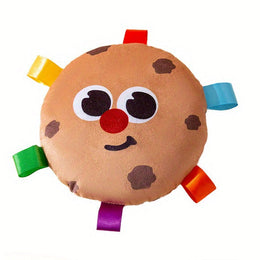 Cartoon Plush Flying Disc - Bite-Resistant Dog Toy for Outdoor Play