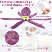 Octopus Snuffle Dog Toy