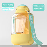 2-in-1 Portable Pet Water &Food Bottle
