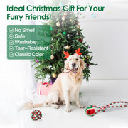 Christmas Dog Rope Chew Toys Set