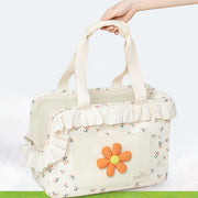 Wakytu*Cute Floral Pet Carrier Bag
