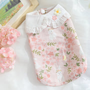Cute Bunny Spring Vibe Pure Cotton Cat Summer Vest