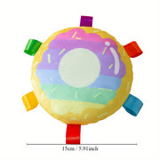 Cartoon Plush Flying Disc - Bite-Resistant Dog Toy for Outdoor Play