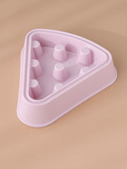 Pizza-Shaped Pet Slow Food Bowl